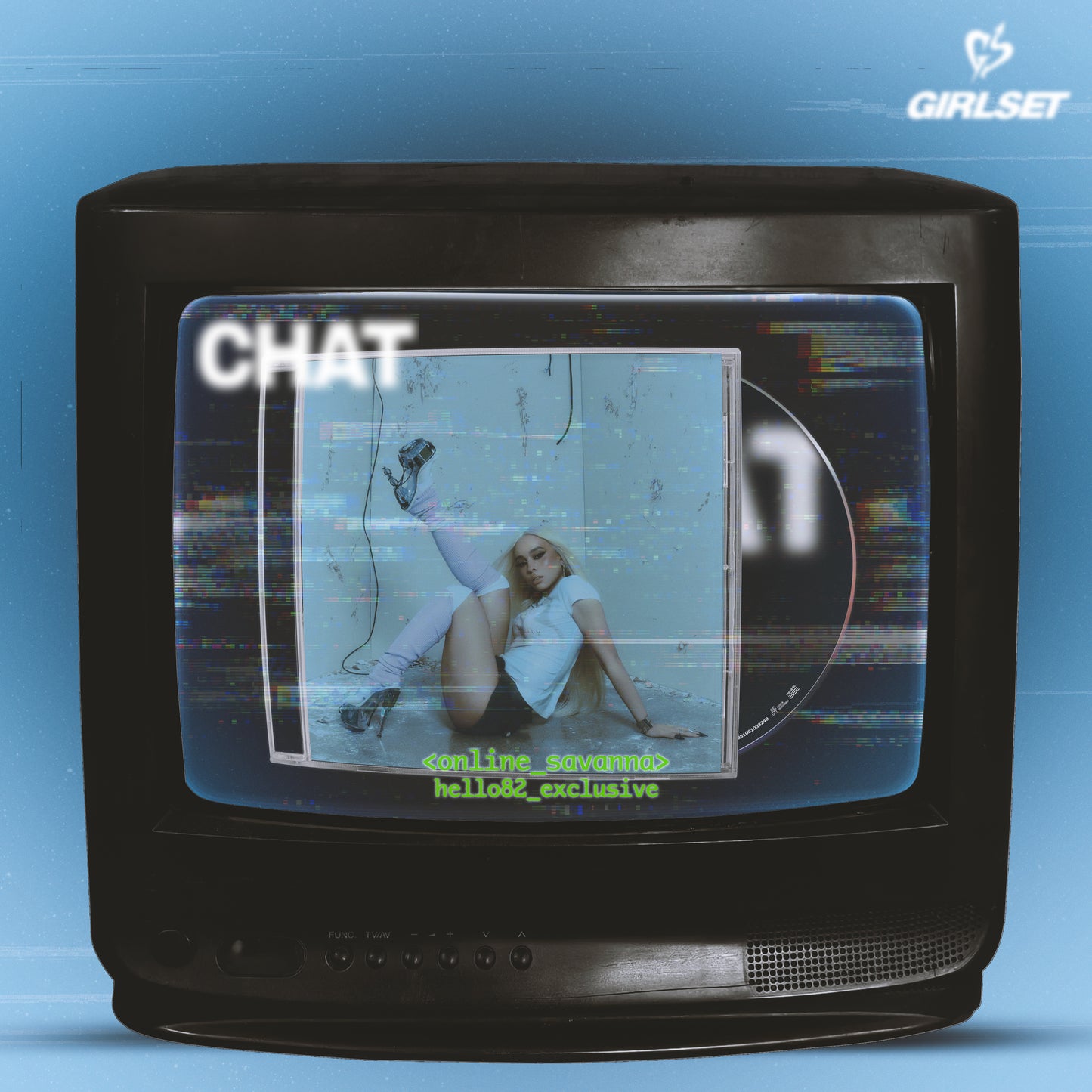 GIRLSET - 'CHAT' Single CD (hello82 Exclusive)