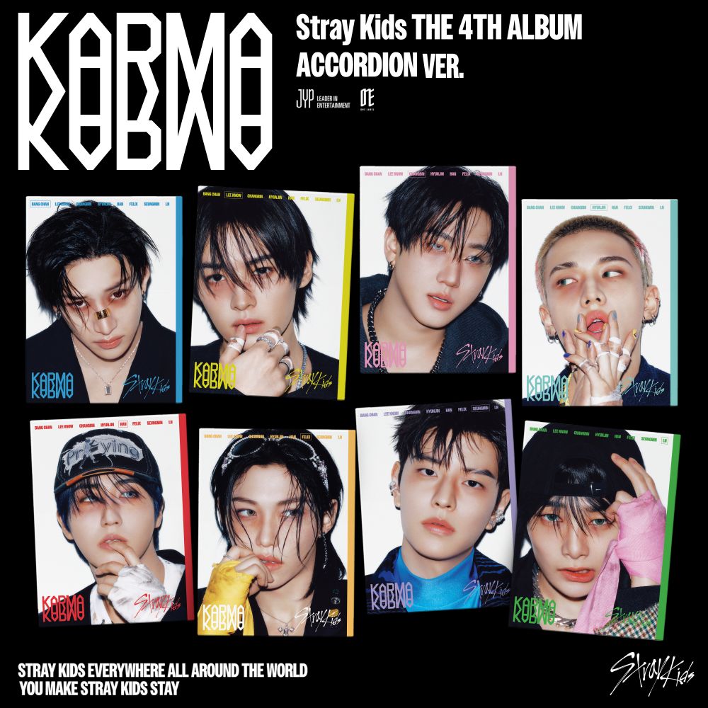 STRAY KIDS - 4th Full Album 'KARMA' (Accordian ver.) + SOUNDWAVE POB