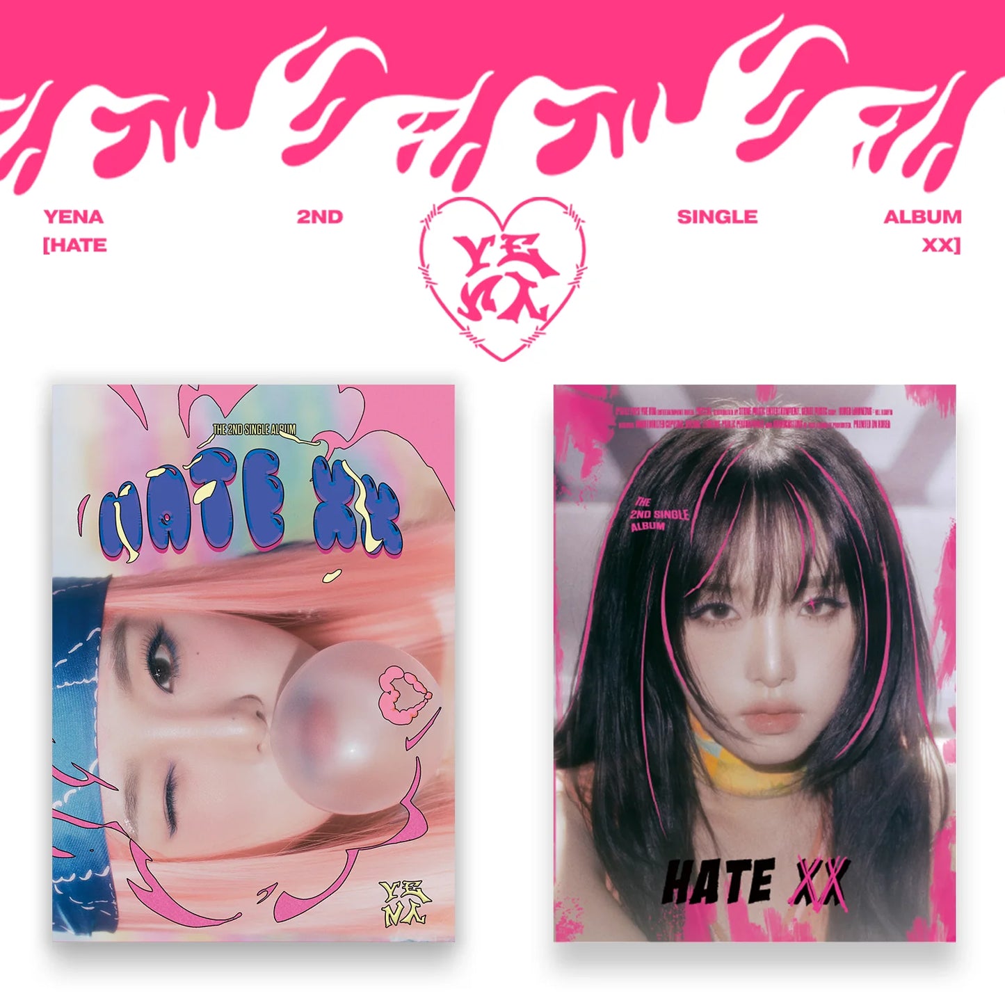YENA - 2nd Single Album ‘HATE XX’