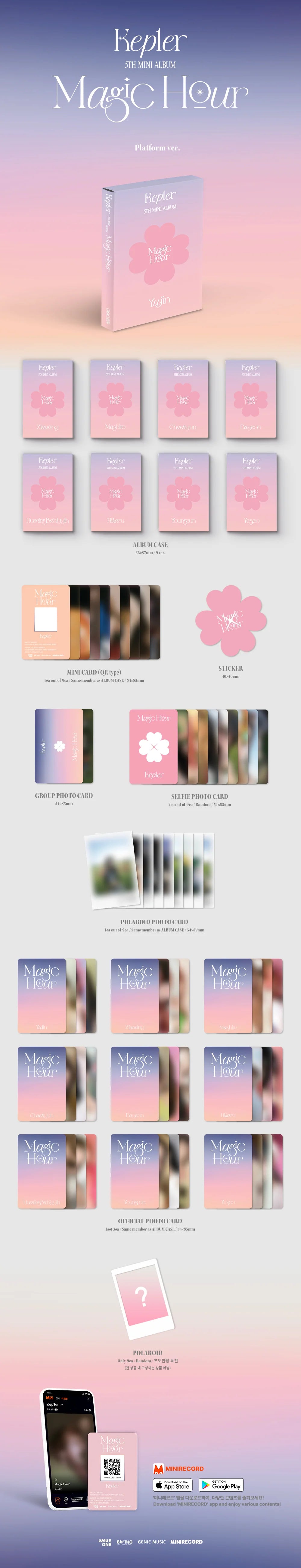 Kep1er - 5th Mini-Album 'Magic Hour' (Platform Version)