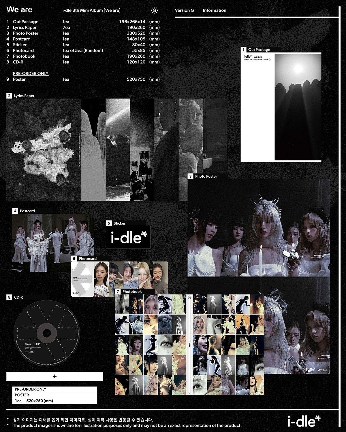 i-dle - 8th Mini-Album 'We are' (Standard Version)