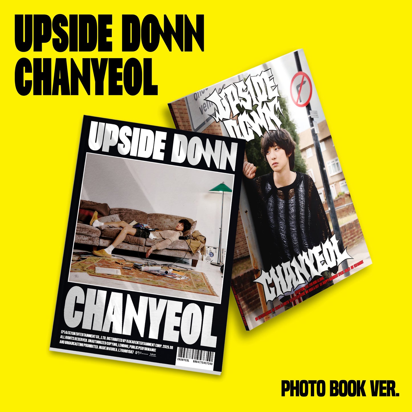 EXO - Chanyeol - 2nd Mini-Album 'Upside Down' (Photobook ver.) + Apple Music Photocard POB