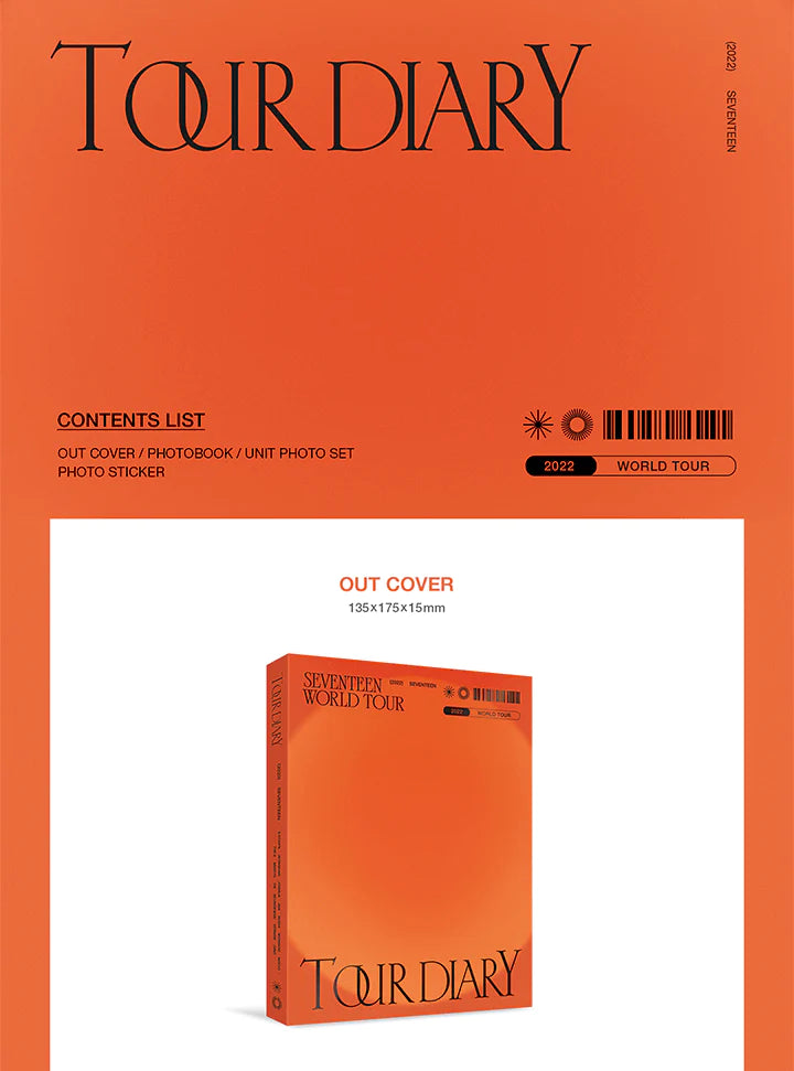 Seventeen 세븐틴 - WORLD TOUR 'BE THE SUN' SEOUL (Tour Diary Photobook) + POB