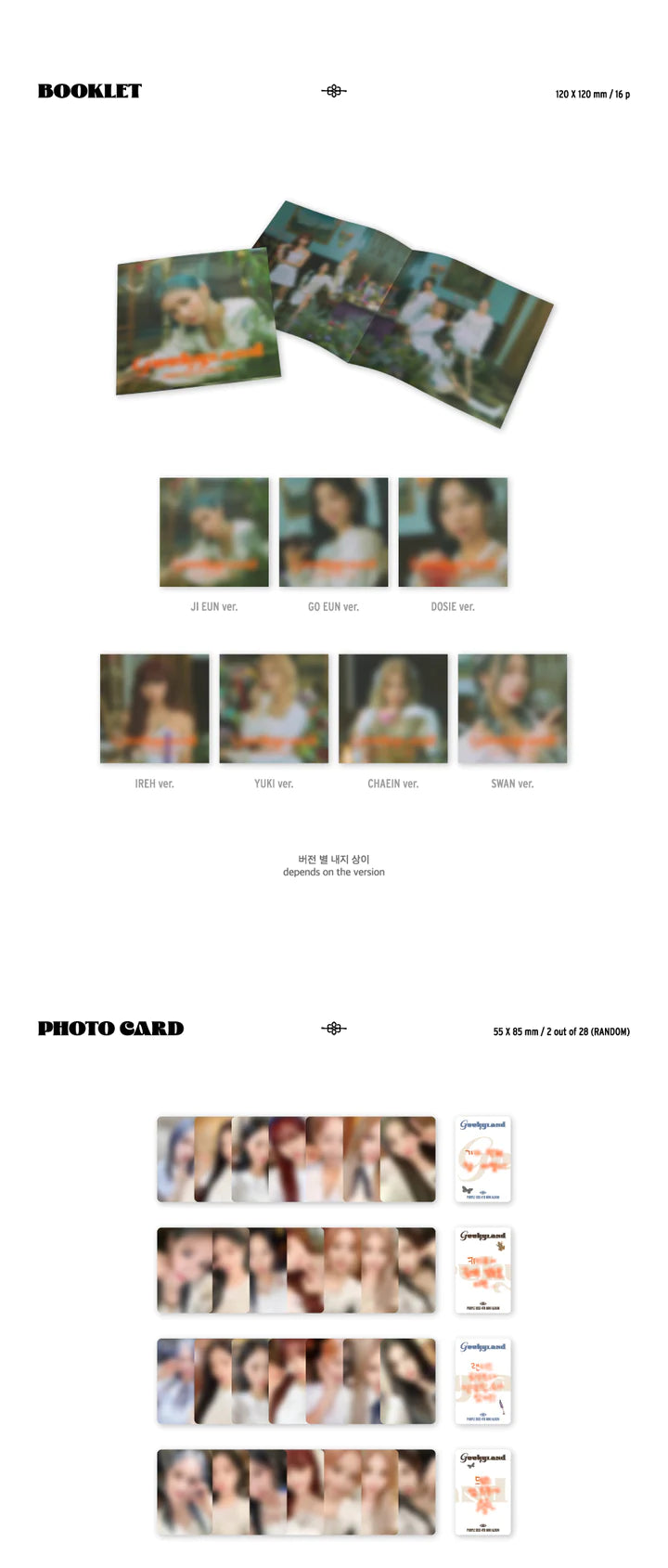 PURPLE KISS - 4th Mini-Album 'GEEKYLAND' (Digipack Version)