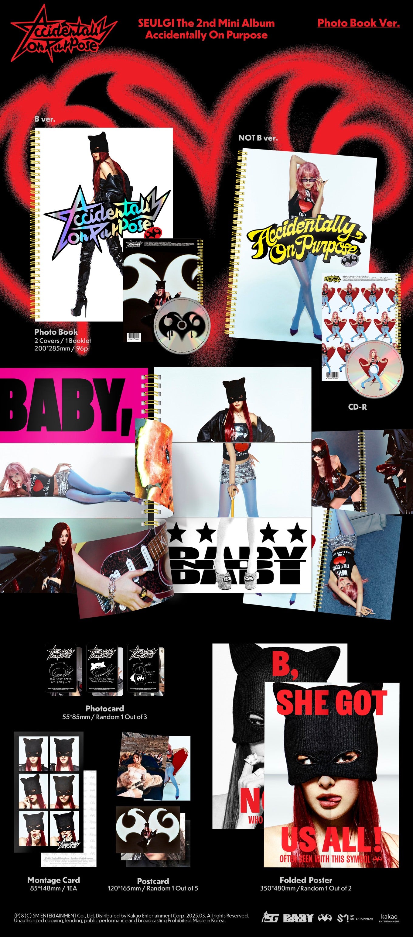 Red Velvet - SEULGI - 2nd Mini-Album 'Accidentally On Purpose' (Photobook Version)