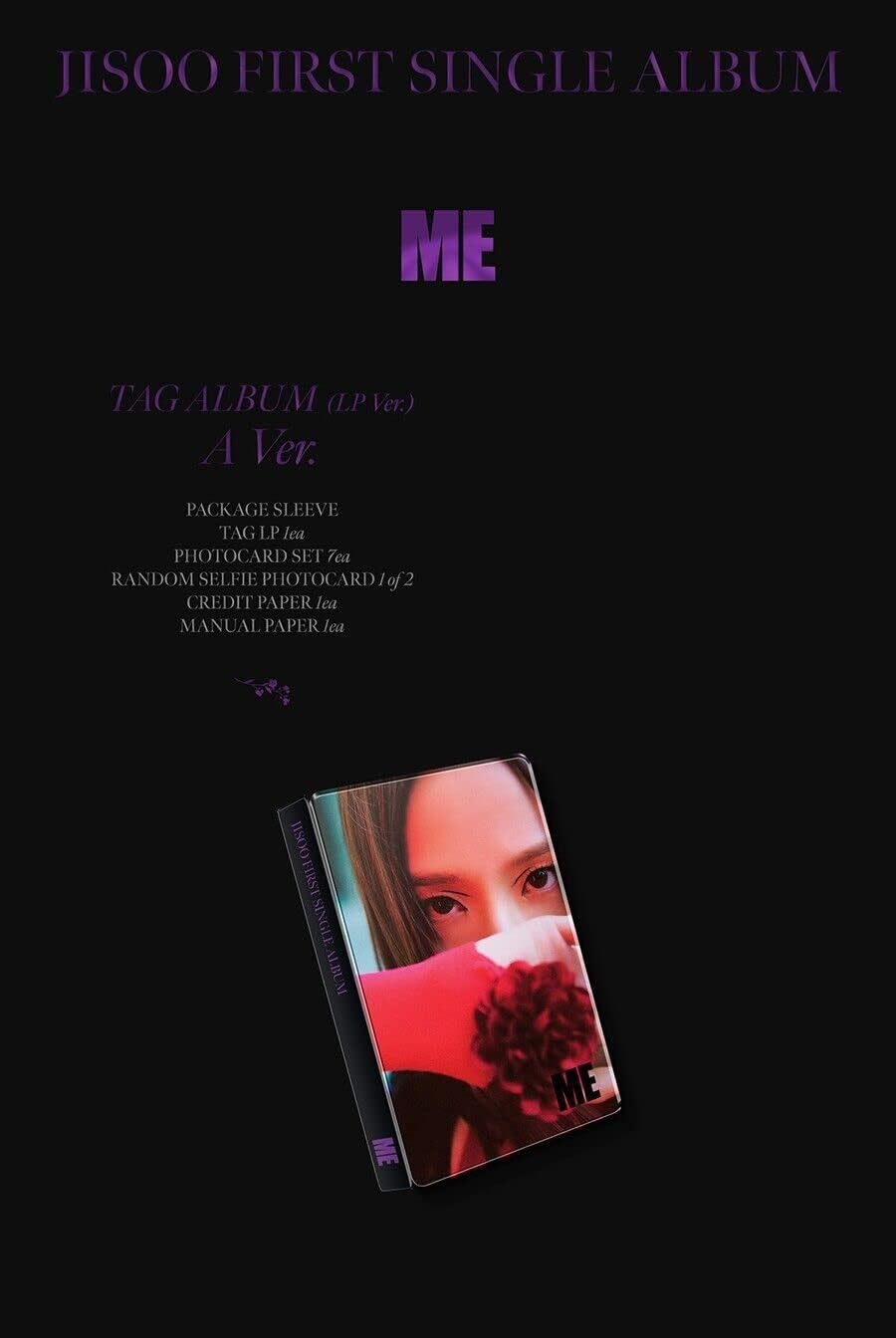 BLACKPINK - JISOO - 1st Single Album 'ME' (YG TAG ALBUM) (LP Version)