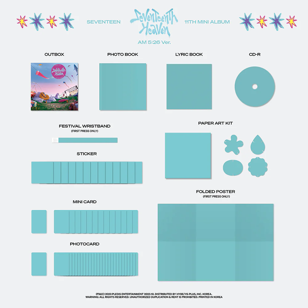 Seventeen 세븐틴 - 11th Mini-Album 'Seventeenth Heaven'