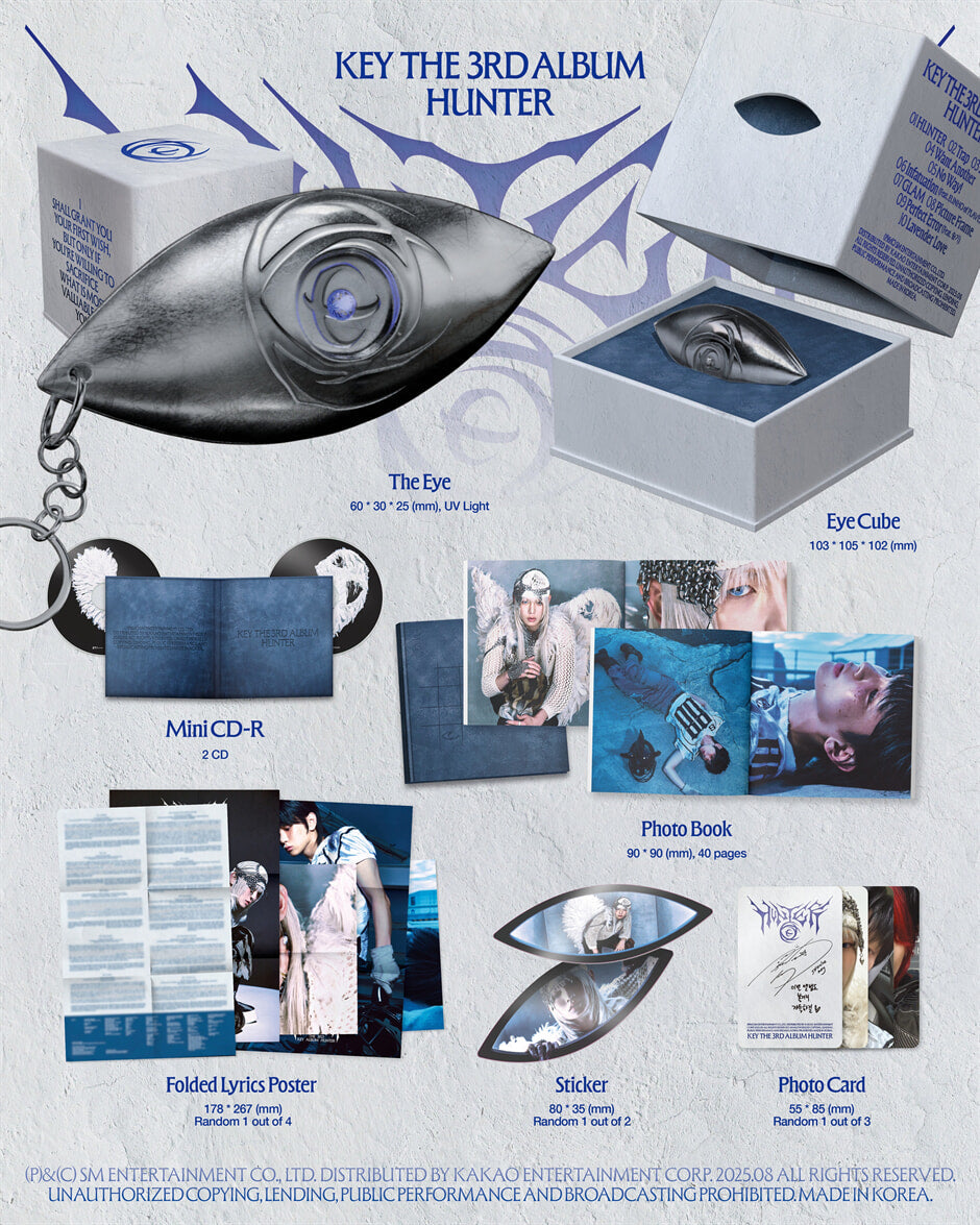 SHINee - KEY - 3rd Album 'HUNTER' (The Cube Ver.) (Package B ver.)