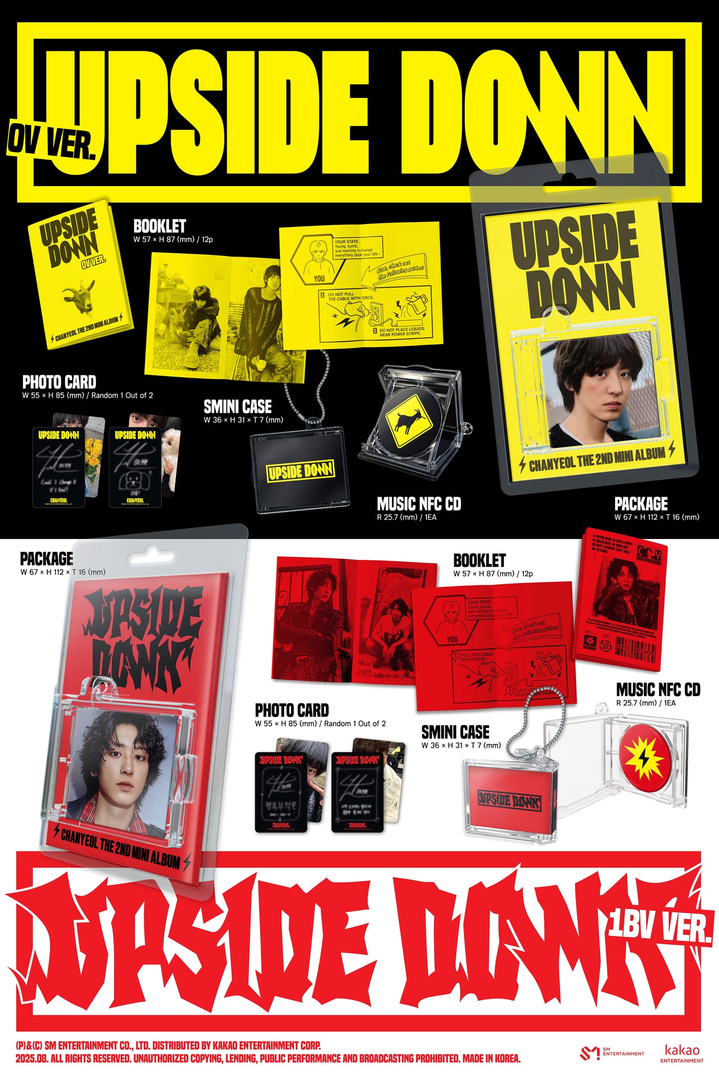 EXO - Chanyeol - 2nd Mini-Album 'Upside Down' (SMini ver.)