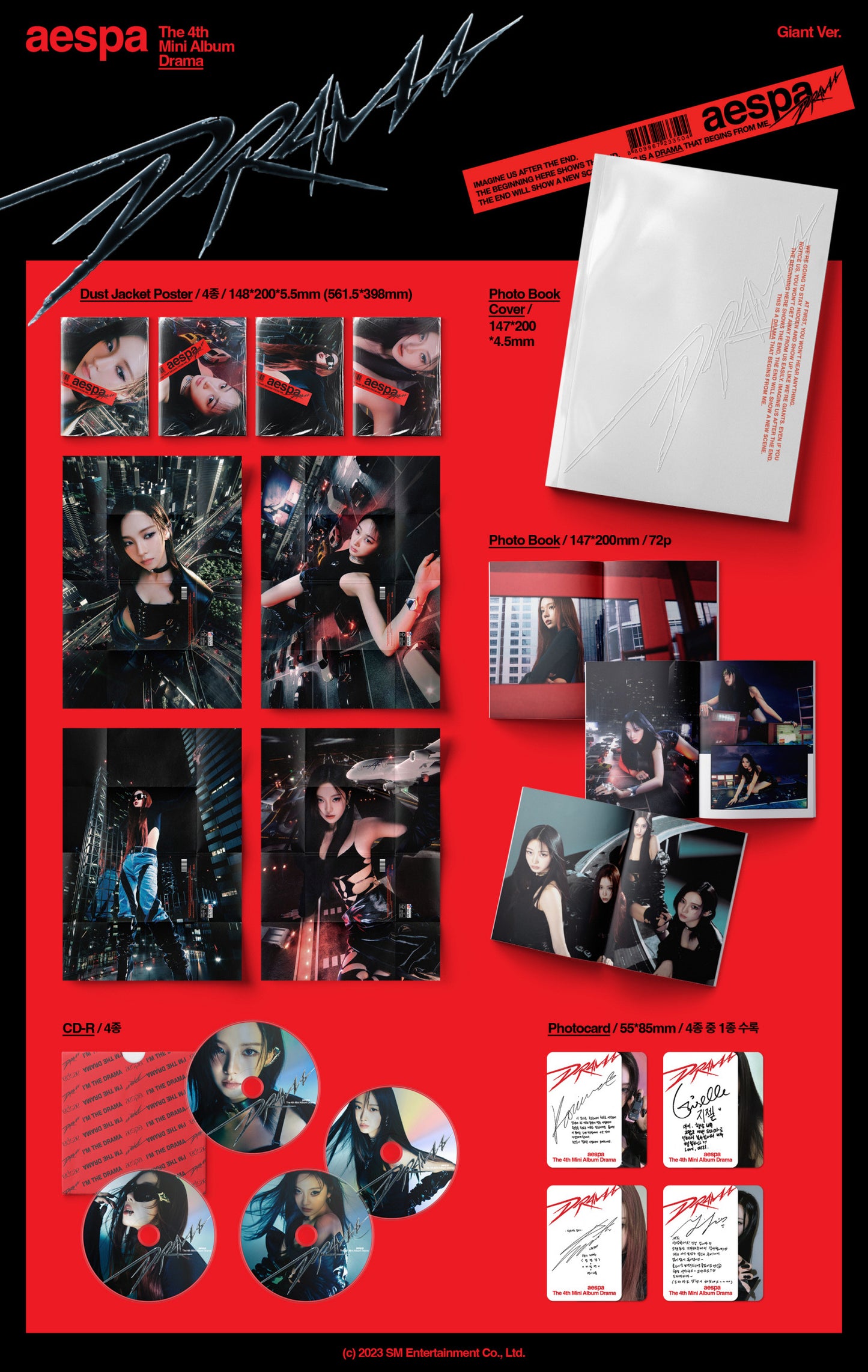 aespa - 4th Mini-Album 'DRAMA' (GIANT Version)