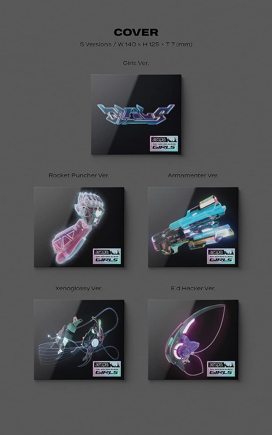AESPA - The 2nd Mini-Album ‘Girls' (Digipack Version)