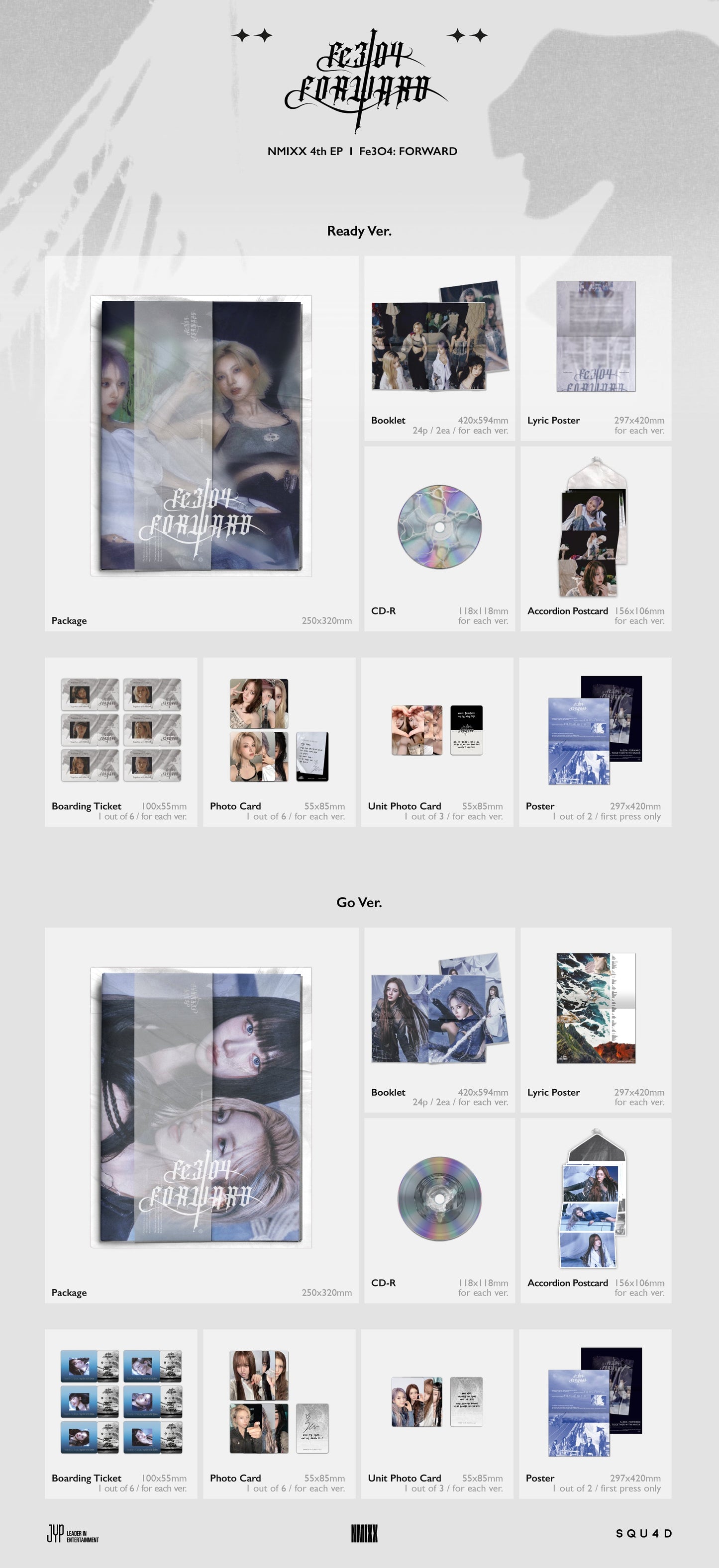 NMIXX - 4th EP - 'Fe3O4: FORWARD' (Standard Version) + Apple Music POB Photocard