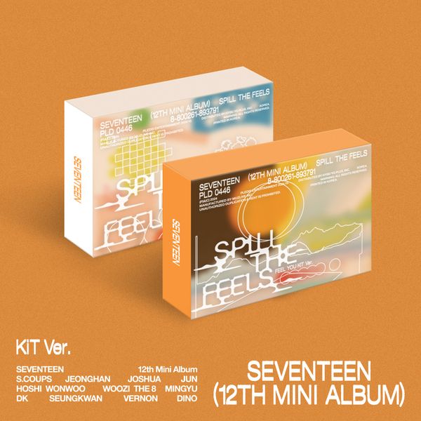 Seventeen - 12th Mini-Album 'SPILL THE FEELS' (KiT Version)