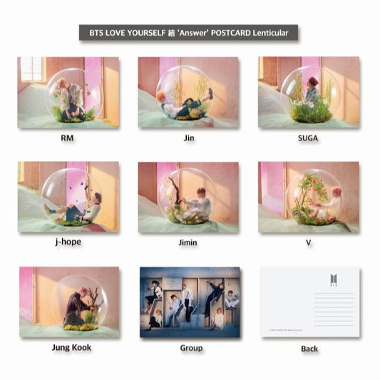 BTS - 'LOVE YOURSELF: ANSWER' POSTCARD & PHOTOCARD SET