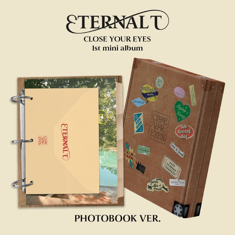 CLOSE YOUR EYES - The 1st Mini-Album 'ETERNALT' (Photobook Version)
