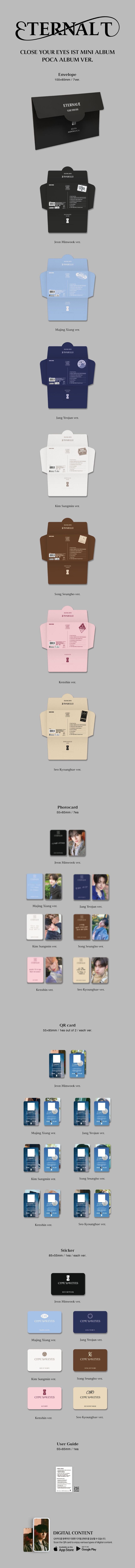 CLOSE YOUR EYES - The 1st Mini-Album 'ETERNALT' (POCA ALBUM Version)