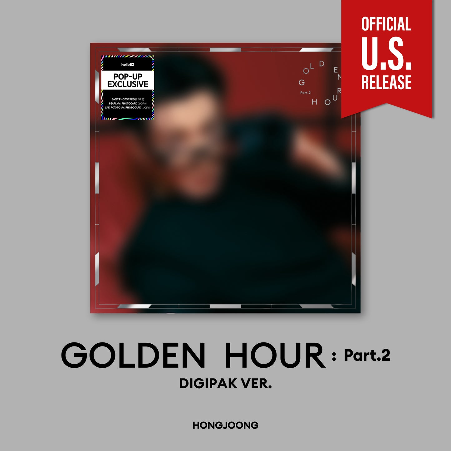 ATEEZ 에이티즈 - 'GOLDEN HOUR : Part 2' (Digipak Version) (US Pop-up Exclusive)