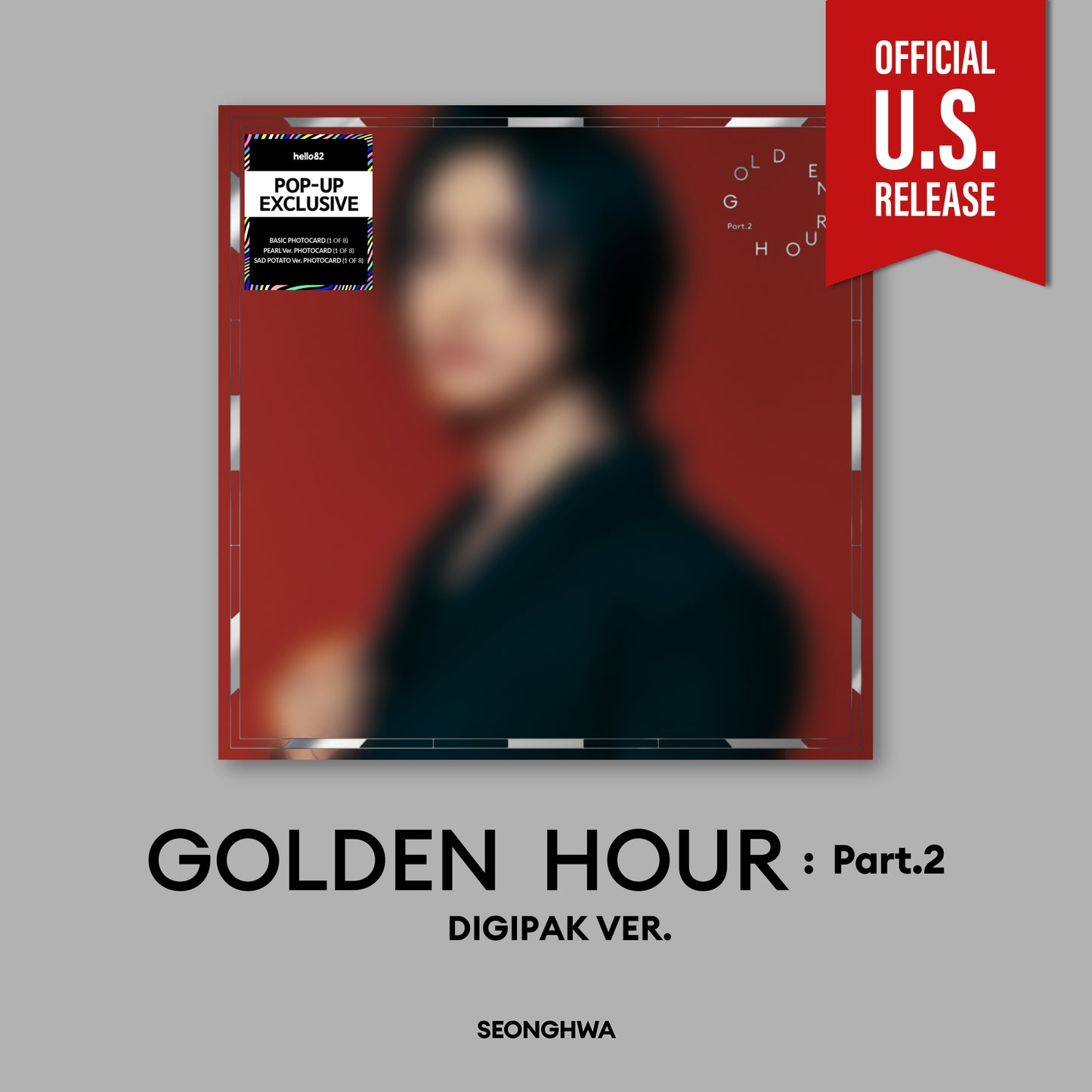 ATEEZ 에이티즈 - 'GOLDEN HOUR : Part 2' (Digipak Version) (US Pop-up Exclusive)