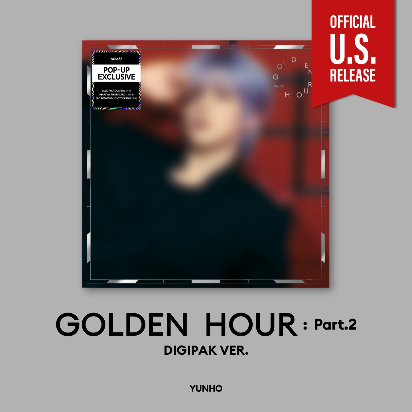 ATEEZ 에이티즈 - 'GOLDEN HOUR : Part 2' (Digipak Version) (US Pop-up Exclusive)