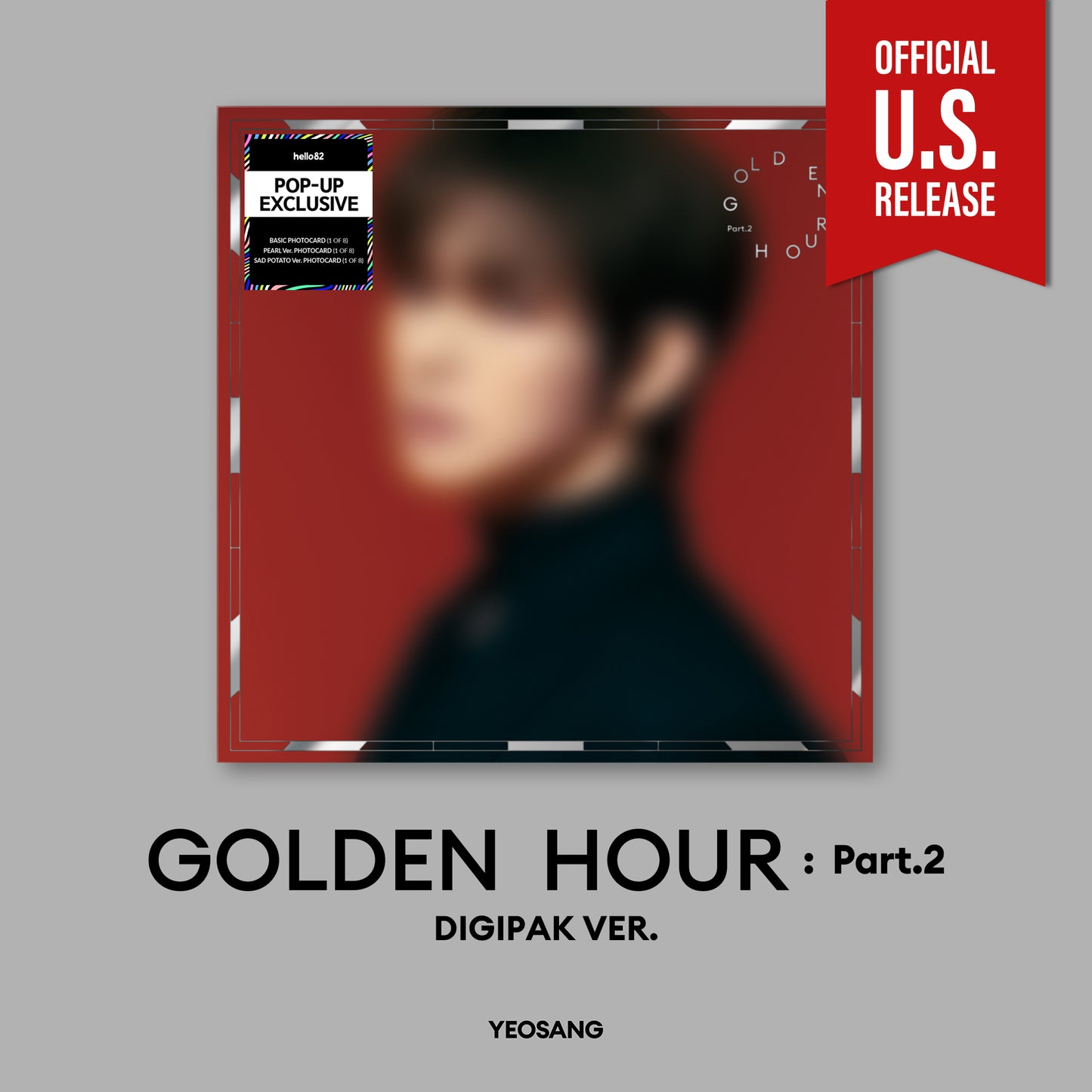 ATEEZ 에이티즈 - 'GOLDEN HOUR : Part 2' (Digipak Version) (US Pop-up Exclusive)