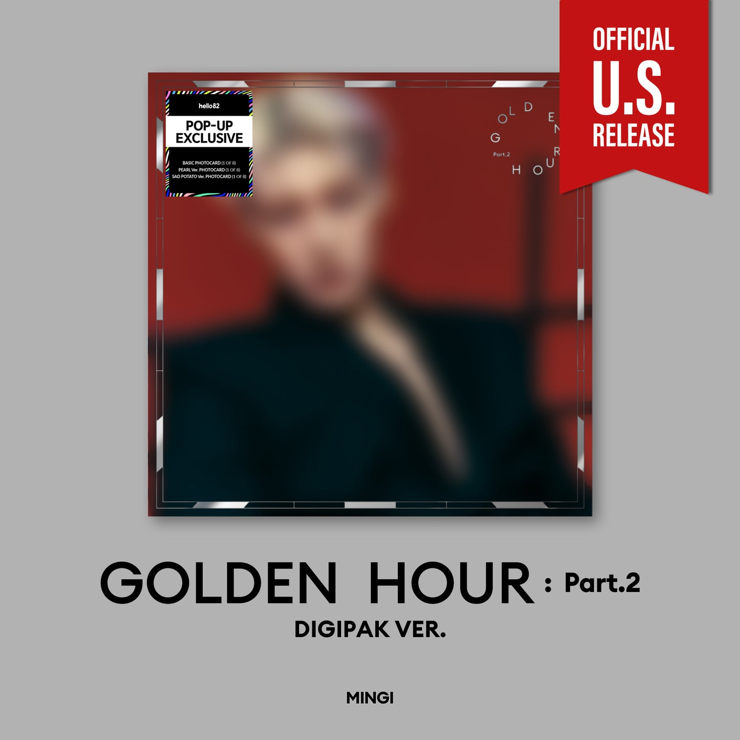 ATEEZ 에이티즈 - 'GOLDEN HOUR : Part 2' (Digipak Version) (US Pop-up Exclusive)
