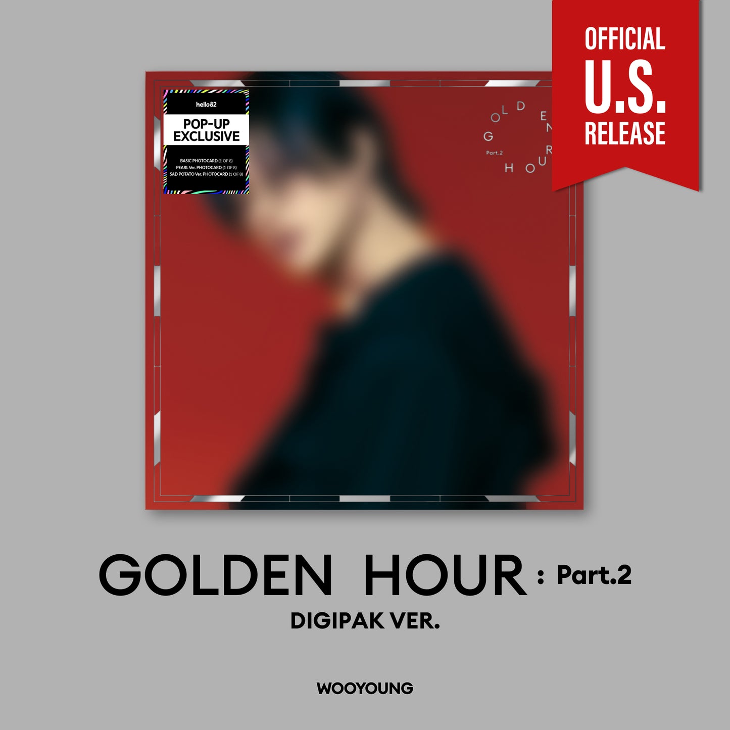 ATEEZ 에이티즈 - 'GOLDEN HOUR : Part 2' (Digipak Version) (US Pop-up Exclusive)