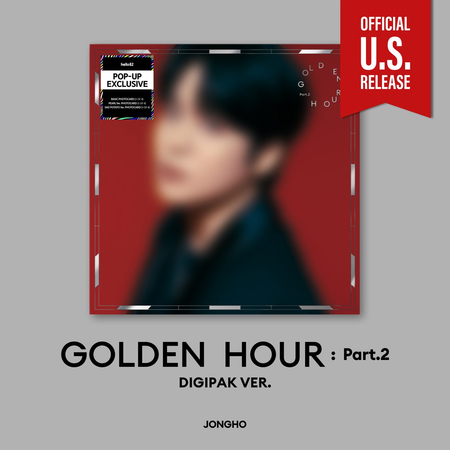 ATEEZ 에이티즈 - 'GOLDEN HOUR : Part 2' (Digipak Version) (US Pop-up Exclusive)