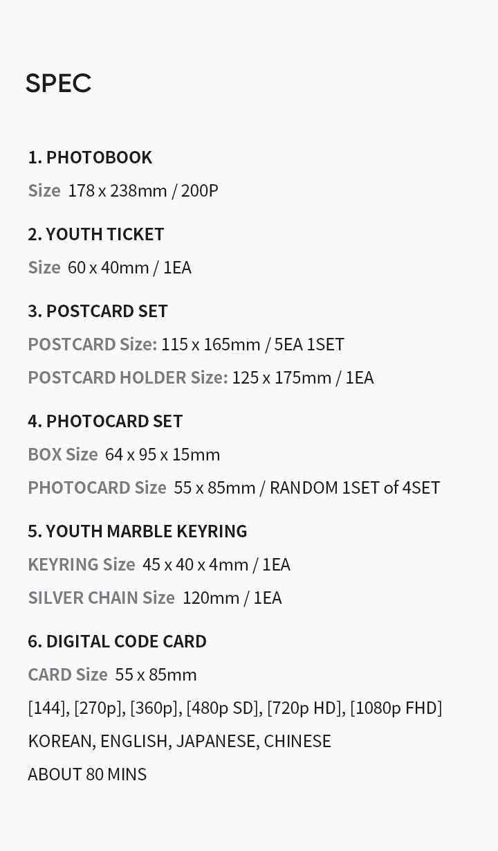 TXT - Photobook ‘Season of TXT: YOUTH’ + POB