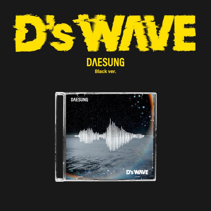 BIGBANG - DAESUNG - 1st Mini-Album 'D's WAVE' (Black Version)