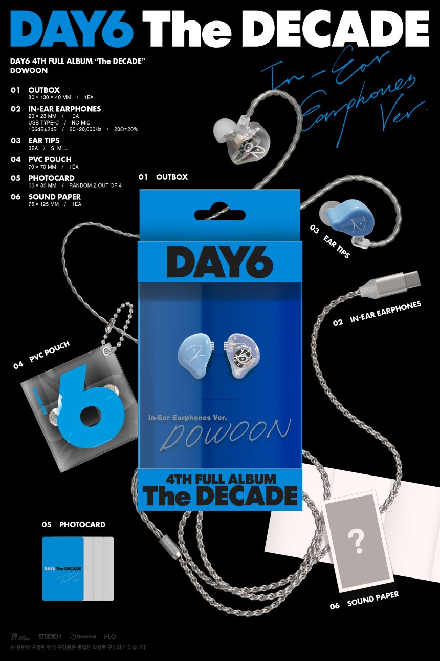 DAY6 - 4th Full Album 'THE DECADE' (Earphone Version)