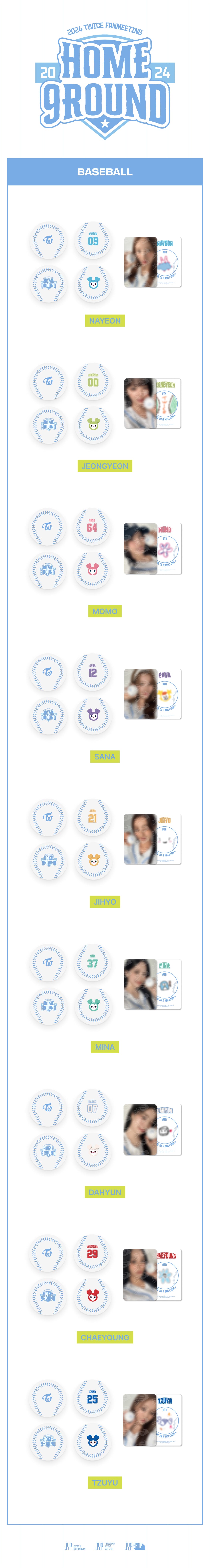 TWICE - 2024 'HOME 9ROUND' Official Fanmeet MD - Baseball