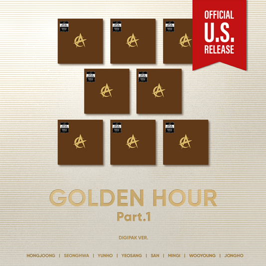 [PRE-ORDER] ATEEZ 에이티즈 - 'GOLDEN HOUR : Part 1' (Digipak Version) (US Exclusive)