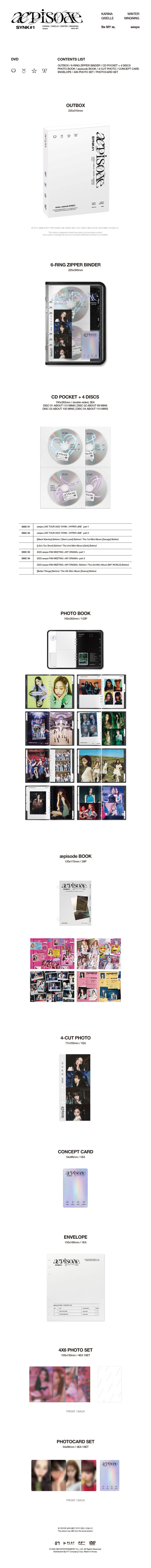 aespa - æpisode SYNK#1 (DVD Version) + 4-Cut Photo POB