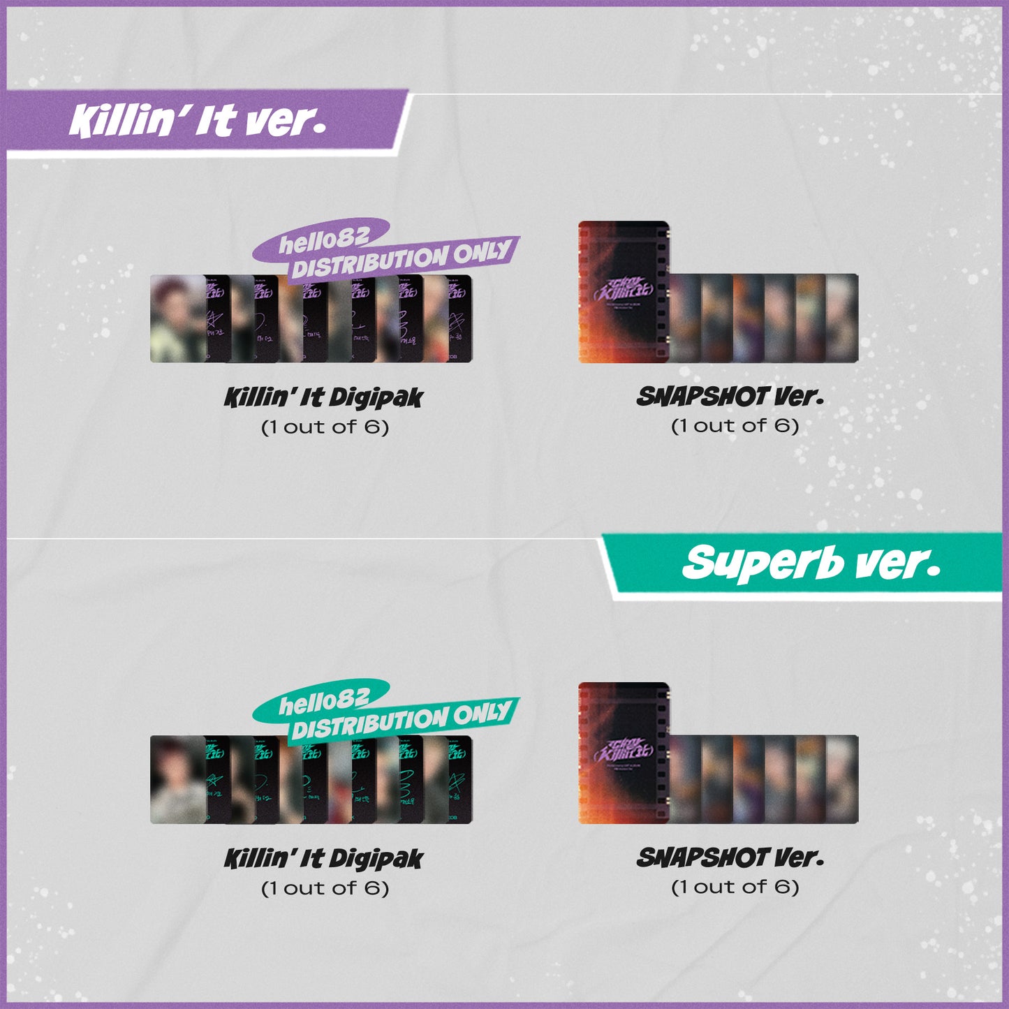 P1Harmony - 1st Album 'Killin' It' (Digipak) (US Version)