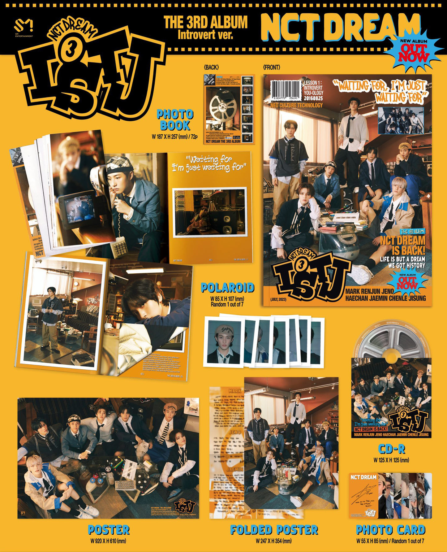 NCT DREAM - 3rd Full Album 'ISTJ' (Photobook Version)
