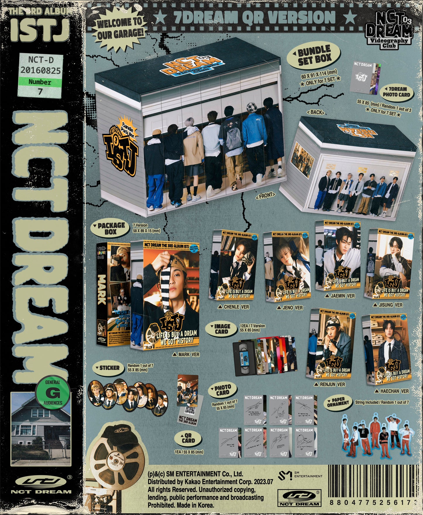NCT DREAM - 3rd Full Album 'ISTJ' (7DREAM QR Version)