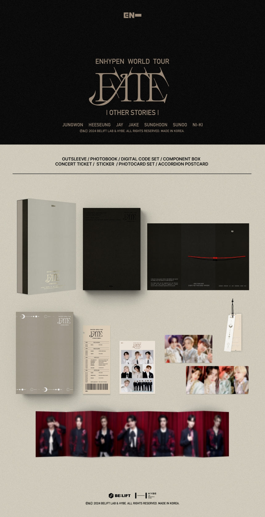 ENHYPEN - WORLD TOUR 'FATE' OTHER STORIES (Digital Code)
