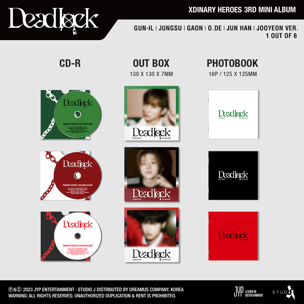 Xdinary Heroes - 3rd Mini-Album 'Deadlock' (Compact Version)