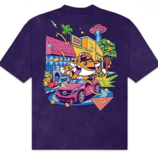 BEOMHAN - ‘Welcome to Hollywood’ Official Collection - Pizza Tiger T-Shirt