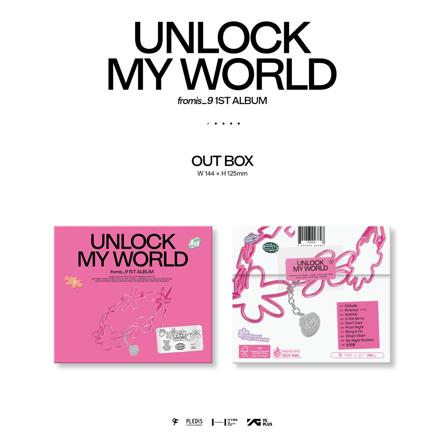 fromis_9 - 1st Album 'UNLOCK MY WORLD' (Compact Version)