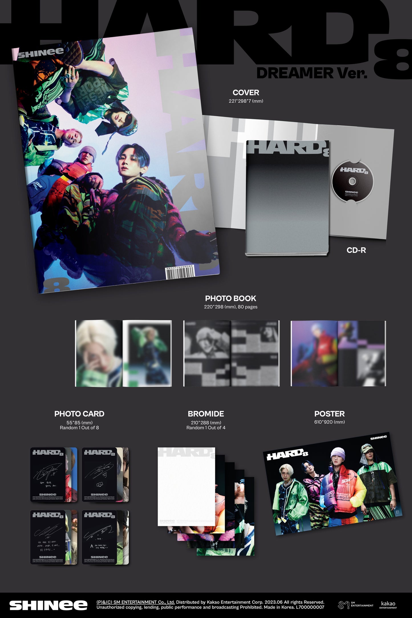 SHINee - The 8th Album 'HARD' (Photobook Version)