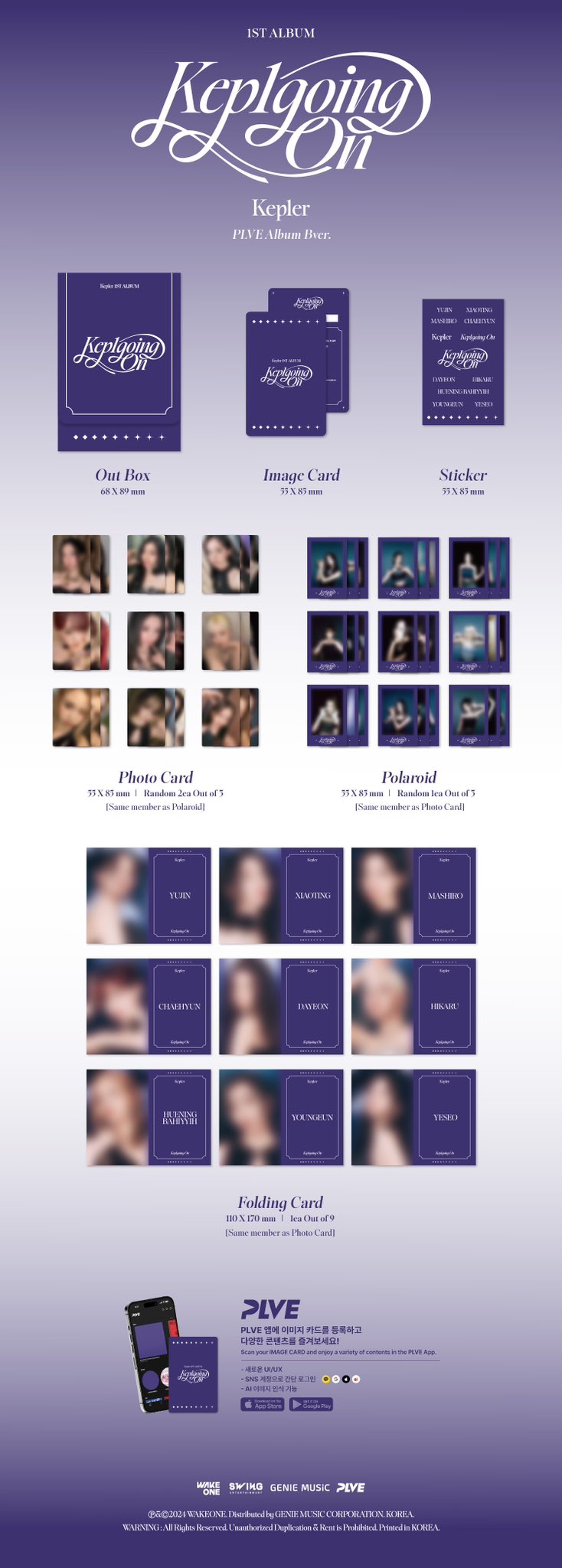 Kep1er - 1st Album 'Kep1going On' (PLVE Version)