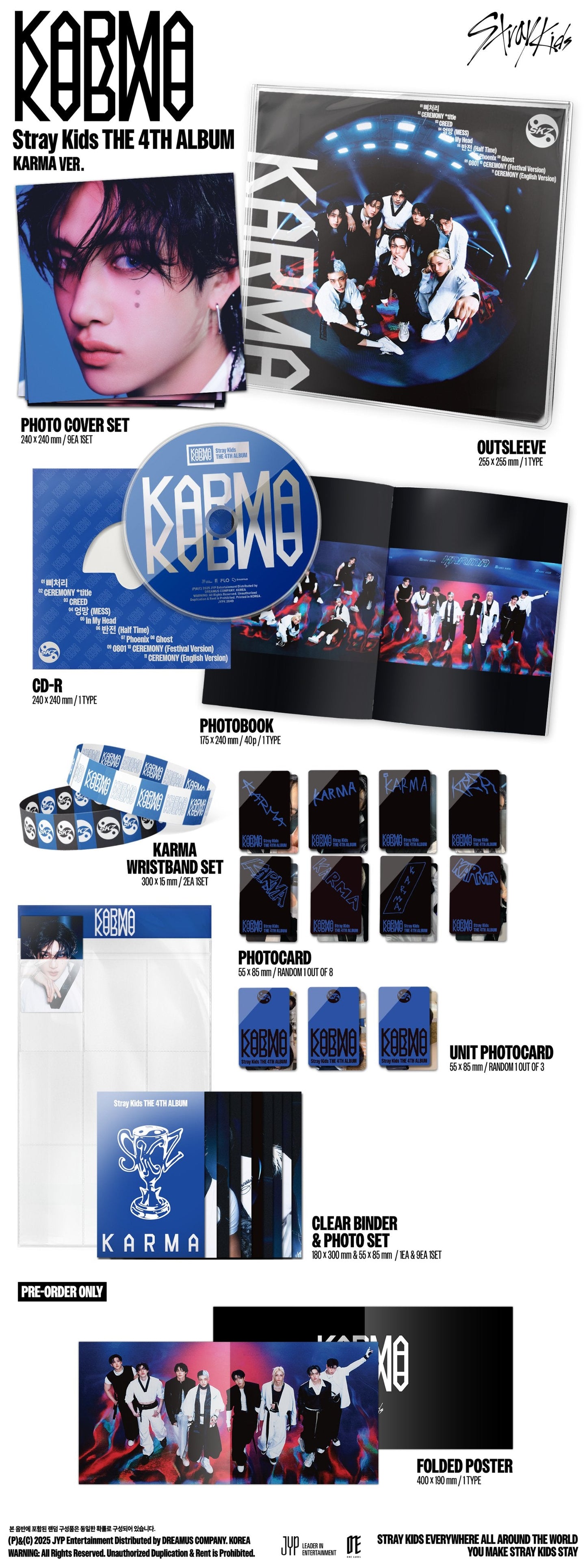 STRAY KIDS - 4th Full Album 'KARMA' (KARMA ver.)(LIMITED ver.) + SOUNDWAVE POB