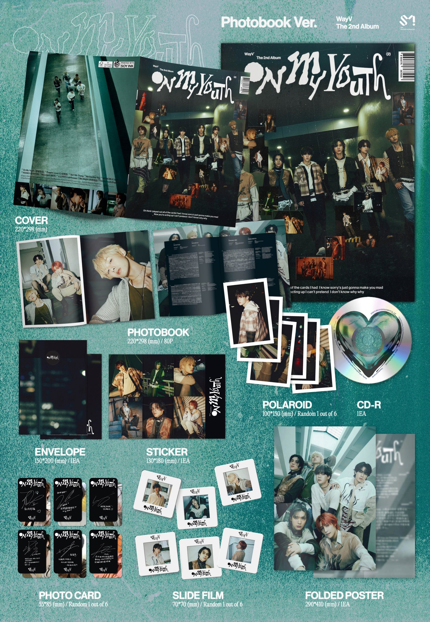 WayV - 2nd Album ‘On My Youth’ (Photobook Version)