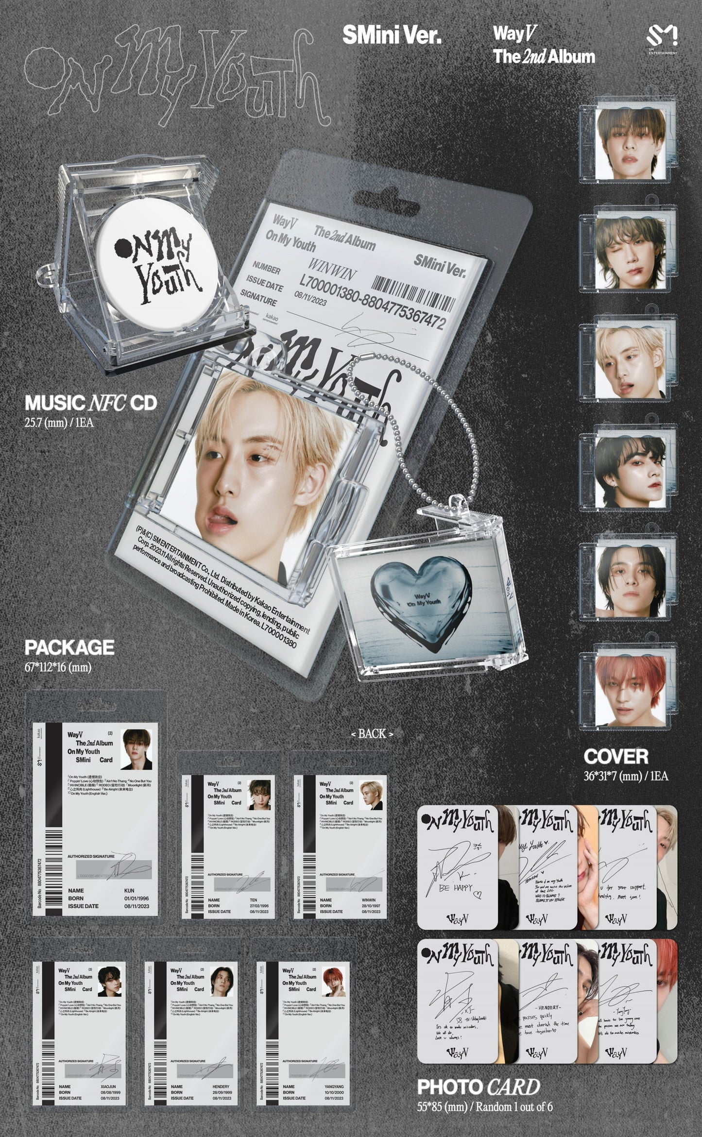WayV - 2nd Album ‘On My Youth’ (SMini Version)