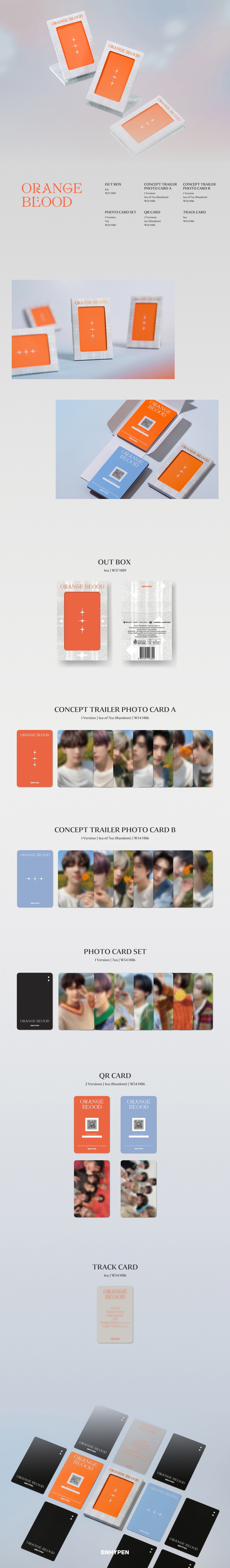 ENHYPEN 엔하이픈 - 5th Mini-Album 'ORANGE BLOOD' (Weverse Version)