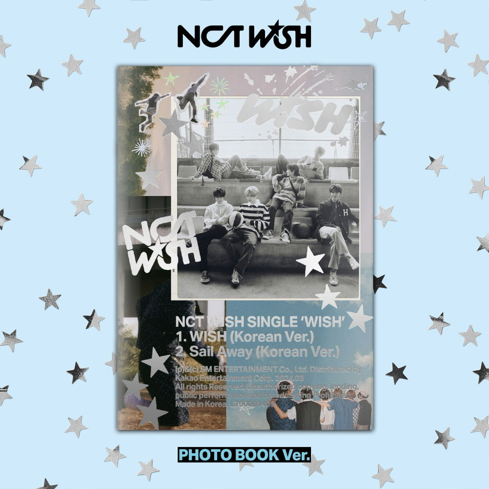 NCT WISH - Single 'WISH' (Photobook Version) + Apple Music POB