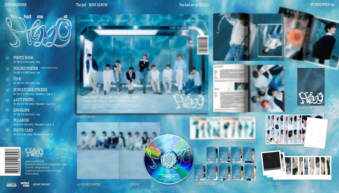 ZEROBASEONE - 3rd Mini-Album 'You had me at HELLO'