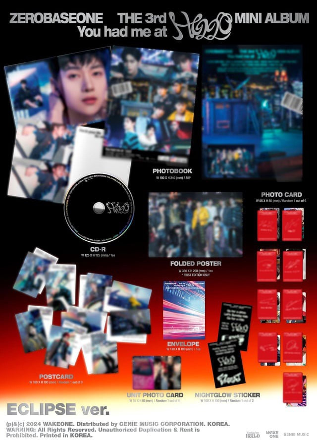 ZEROBASEONE - 3rd Mini-Album 'You had me at HELLO'