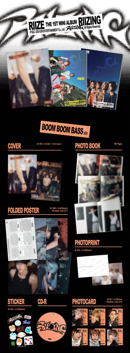 RIIZE - 1st Mini-Album 'RIIZING' (Photo Book Version)